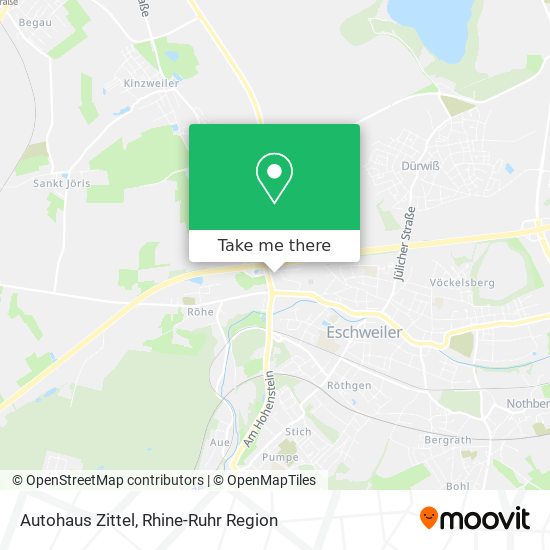 Autohaus Zittel map