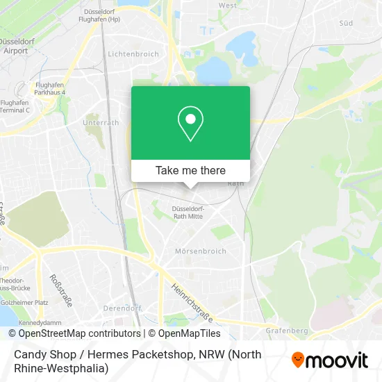 Candy Shop / Hermes Packetshop map