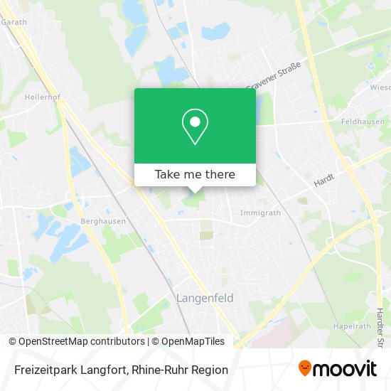 Freizeitpark Langfort map