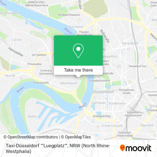 Карта Taxi-Düsseldorf ""Luegplatz""