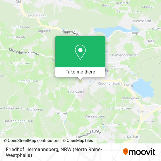 Friedhof Hermannsberg map