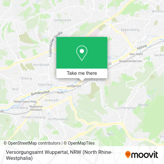 Карта Versorgungsamt Wuppertal