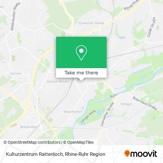 Kulturzentrum Rattenloch map