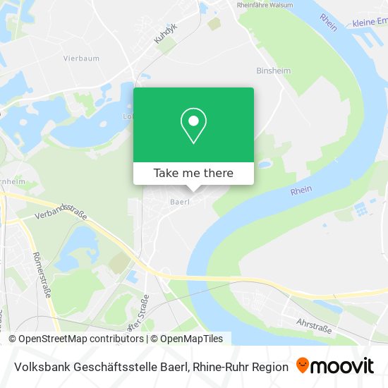 Volksbank Geschäftsstelle Baerl map