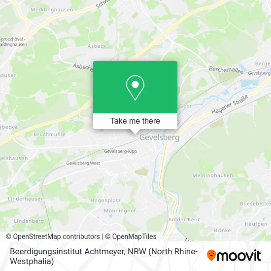 Beerdigungsinstitut Achtmeyer map