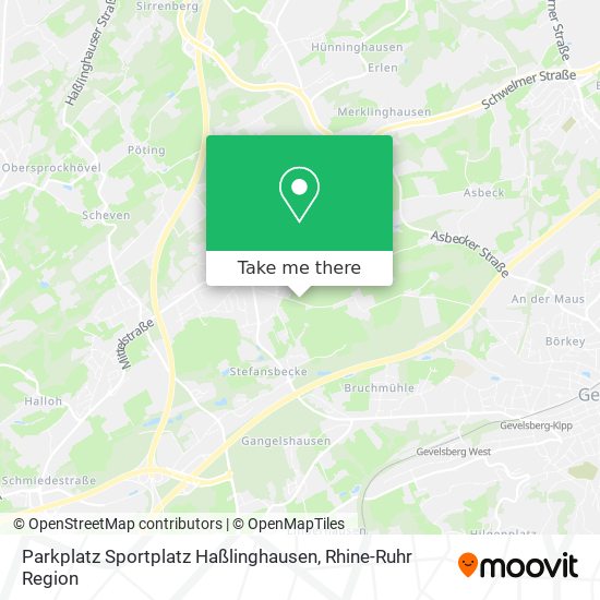 Карта Parkplatz Sportplatz Haßlinghausen