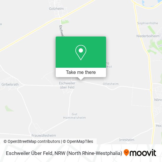 Eschweiler Über Feld map
