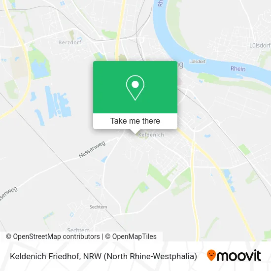 Keldenich Friedhof map