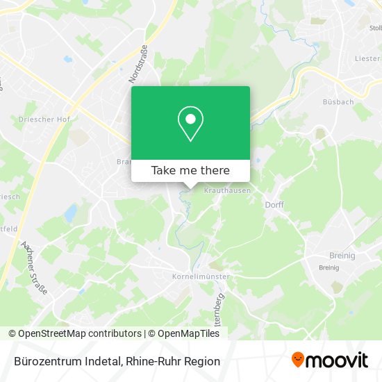 Bürozentrum Indetal map