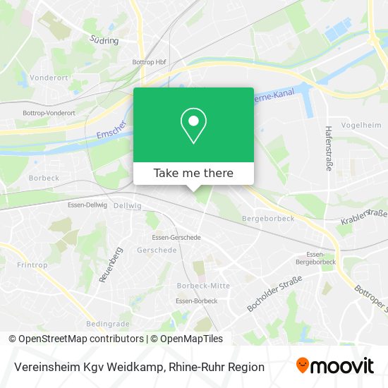Vereinsheim Kgv Weidkamp map