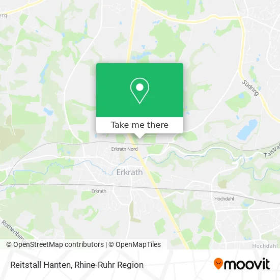 Reitstall Hanten map