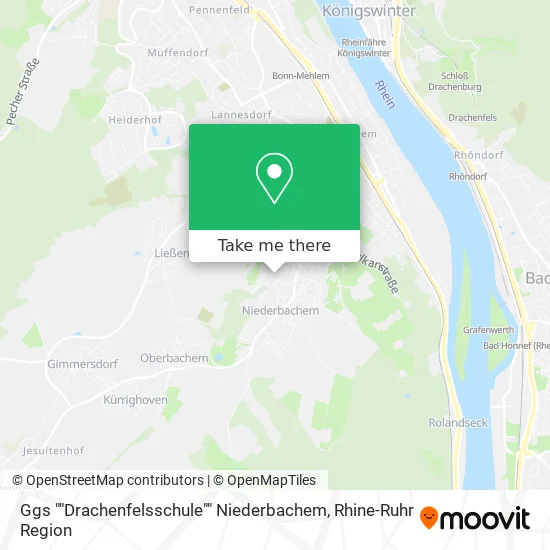 Карта Ggs ""Drachenfelsschule"" Niederbachem