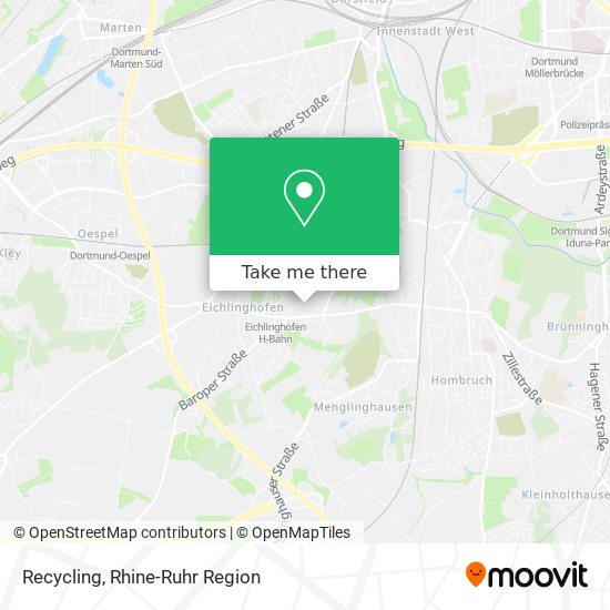 Recycling map