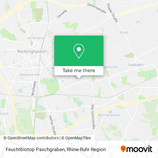 Feuchtbiotop Paschgraben map