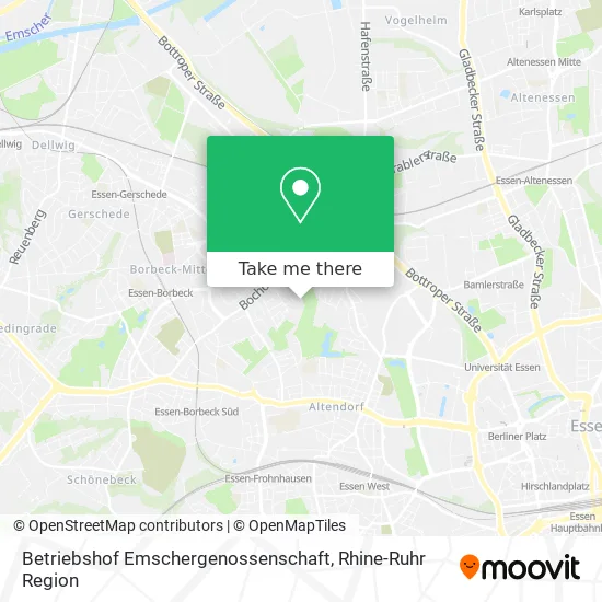 Betriebshof Emschergenossenschaft map