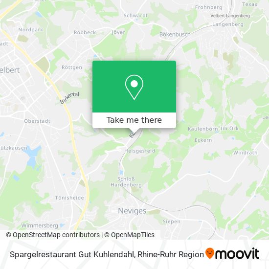 Spargelrestaurant Gut Kuhlendahl map