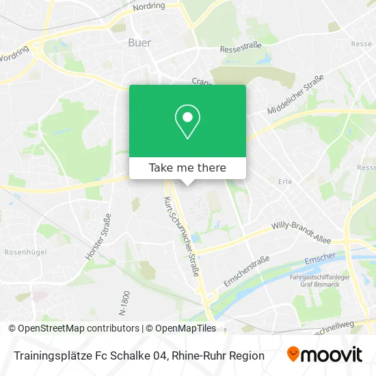 Карта Trainingsplätze Fc Schalke 04