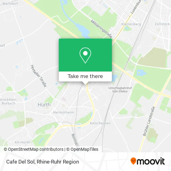 Карта Cafe Del Sol