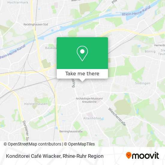 Карта Konditorei Café Wiacker
