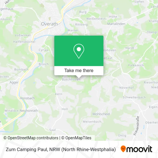 Карта Zum Camping Paul