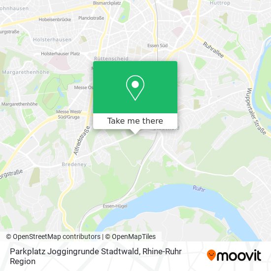 Карта Parkplatz Joggingrunde Stadtwald