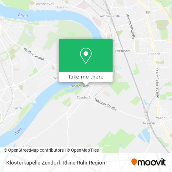 Klosterkapelle Zündorf map