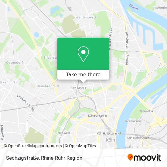 Карта Sechzigstraße