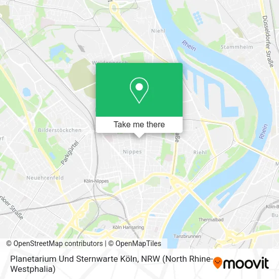 Карта Planetarium Und Sternwarte Köln