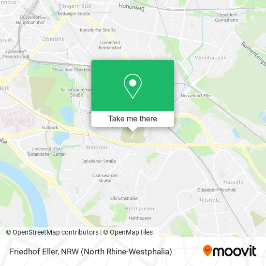 Карта Friedhof Eller