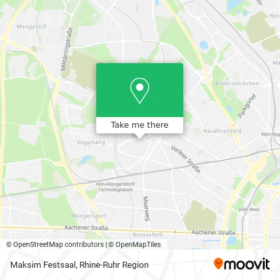 Карта Maksim Festsaal