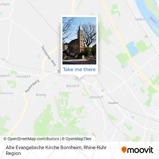 Alte Evangelische Kirche Bornheim map