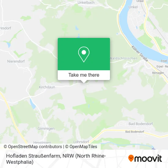Карта Hofladen Straußenfarm