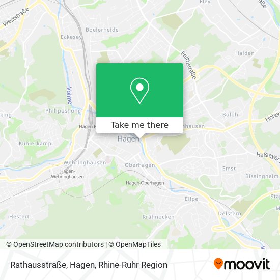 Rathausstraße, Hagen map