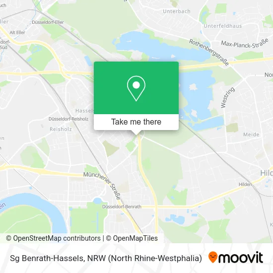 Карта Sg Benrath-Hassels
