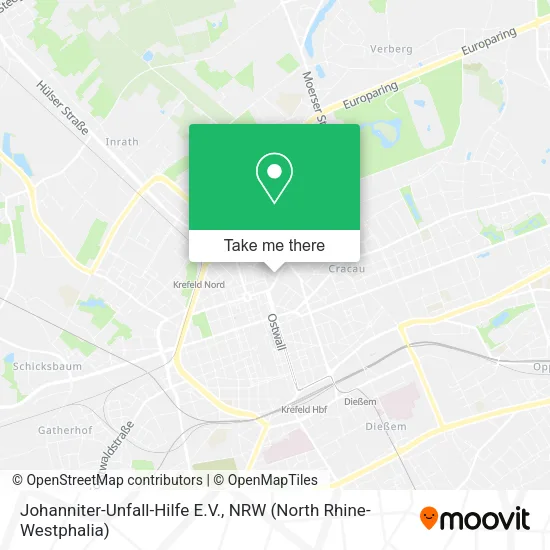 Карта Johanniter-Unfall-Hilfe E.V.