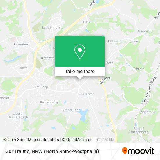 Карта Zur Traube