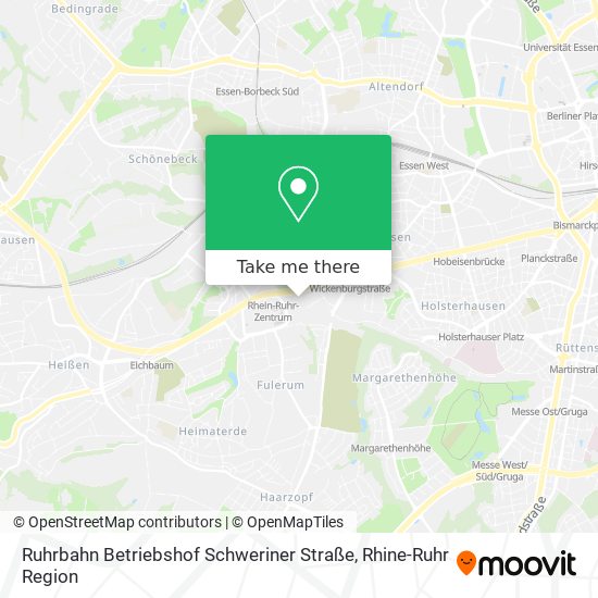 Ruhrbahn Betriebshof Schweriner Straße map