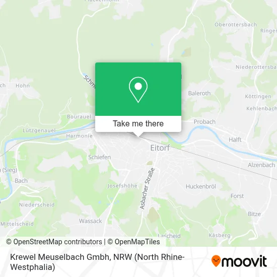 Krewel Meuselbach Gmbh map