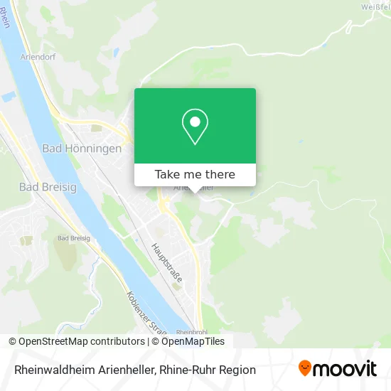 Карта Rheinwaldheim Arienheller