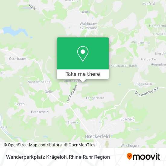 Карта Wanderparkplatz Krägeloh