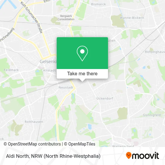 Aldi Nord map