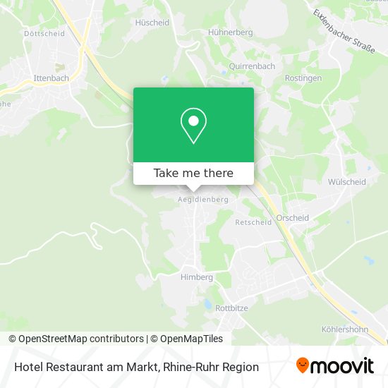 Hotel Restaurant am Markt map