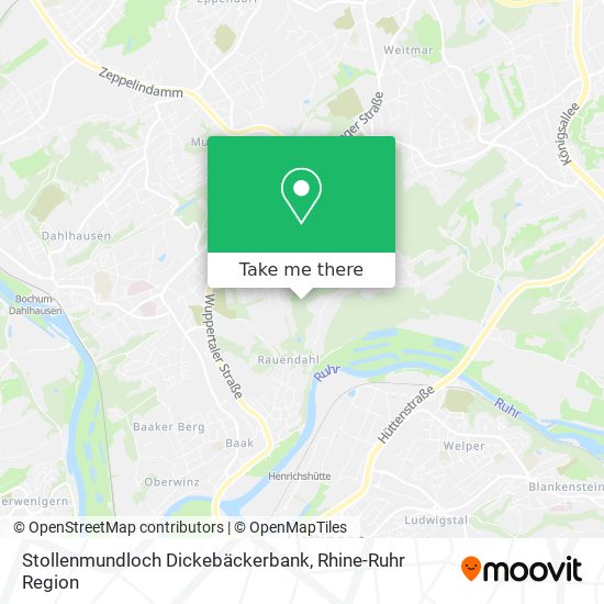 Карта Stollenmundloch Dickebäckerbank