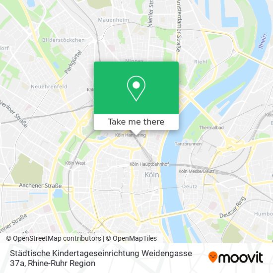 Städtische Kindertageseinrichtung Weidengasse 37a map