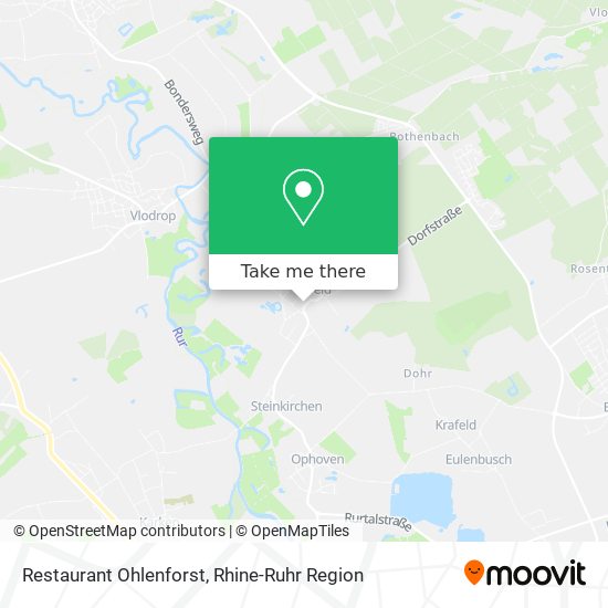 Restaurant Ohlenforst map