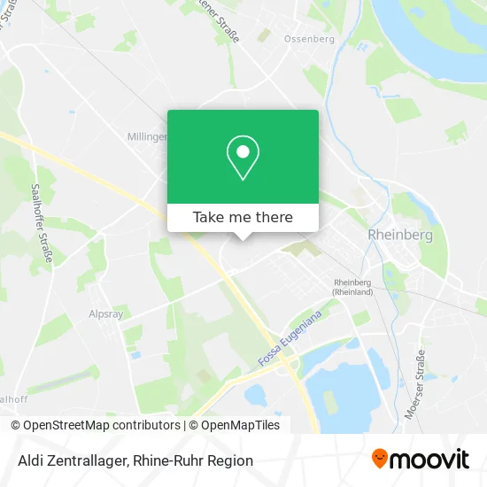 Карта Aldi Zentrallager