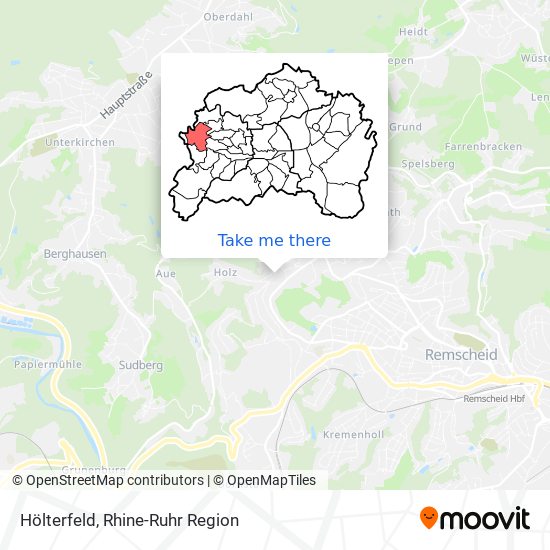 Hölterfeld map