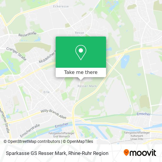 Sparkasse GS Resser Mark map