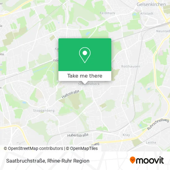 Карта Saatbruchstraße