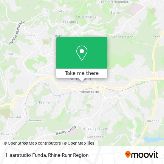 Haarstudio Funda map